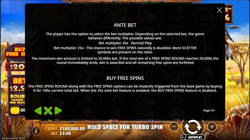 Free spins rules